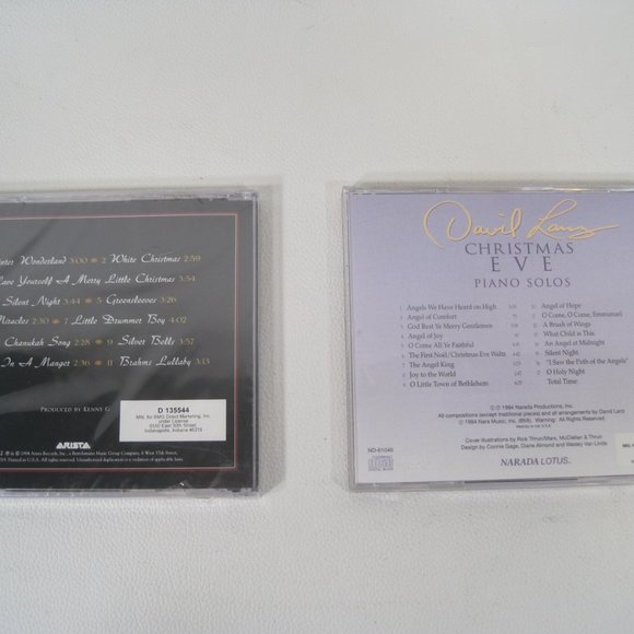 Lot Of 2 Christmas CDs (Kenny G: Miracles) (David Lanz: Christmas Eve) - Picture 2 of 6